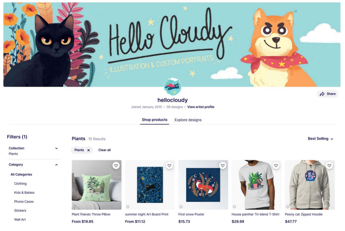 Agata Wnuk 植物插画