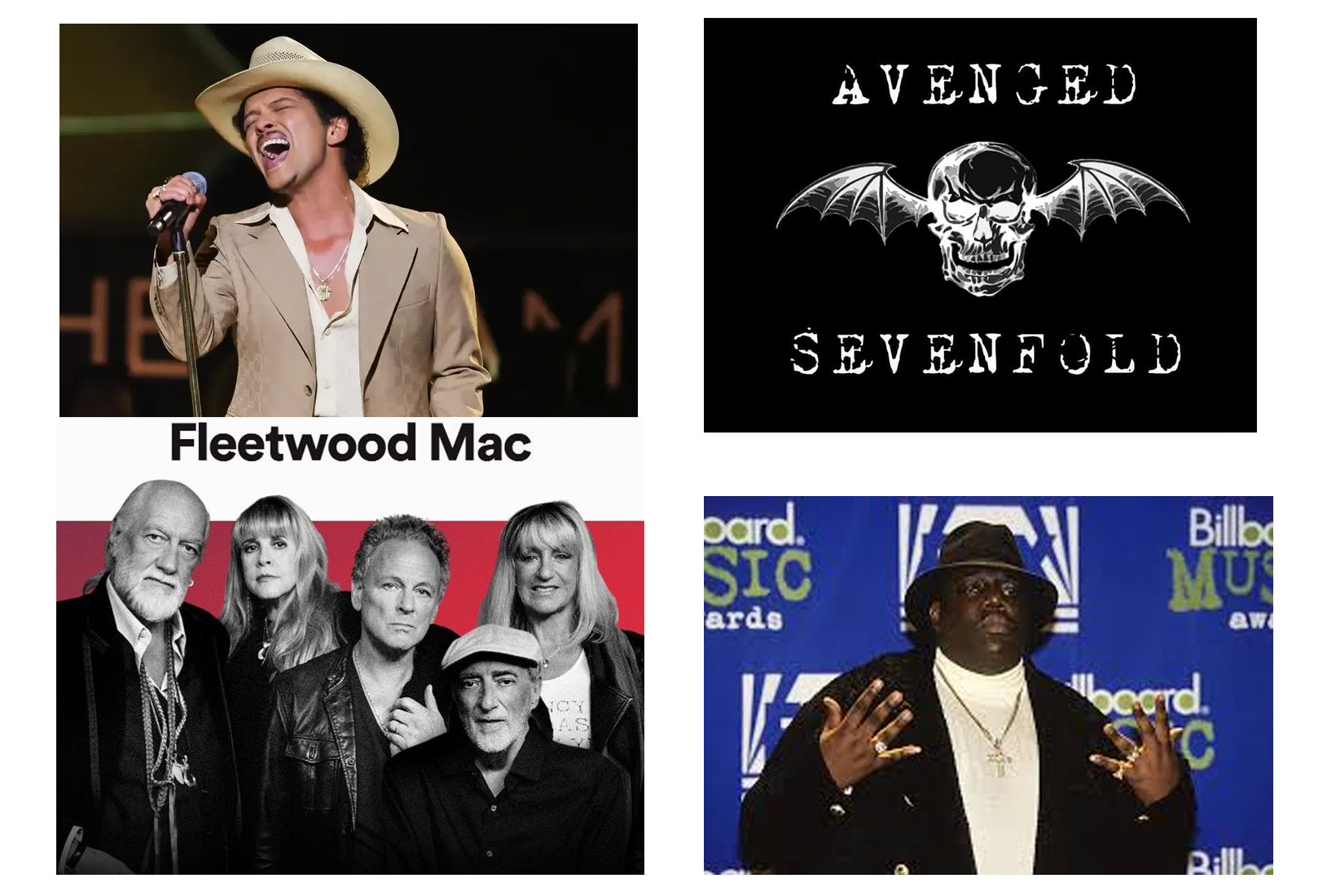 Notorious B.I.G./Fleetwood Mac/Bruno Mars/A7X