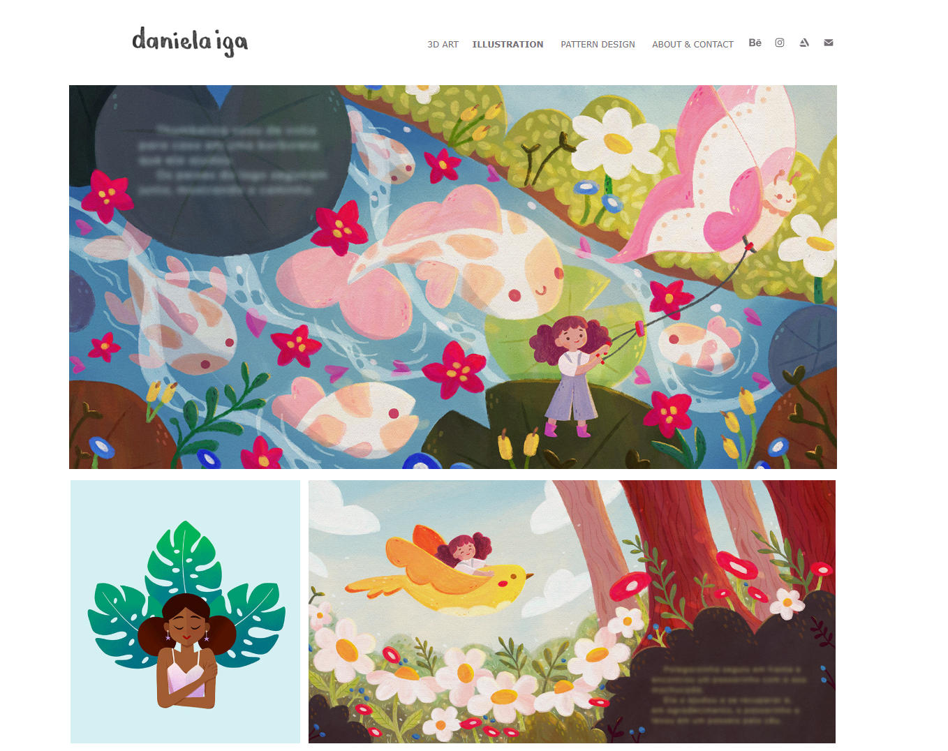 Daniela Iga 可爱插画版权