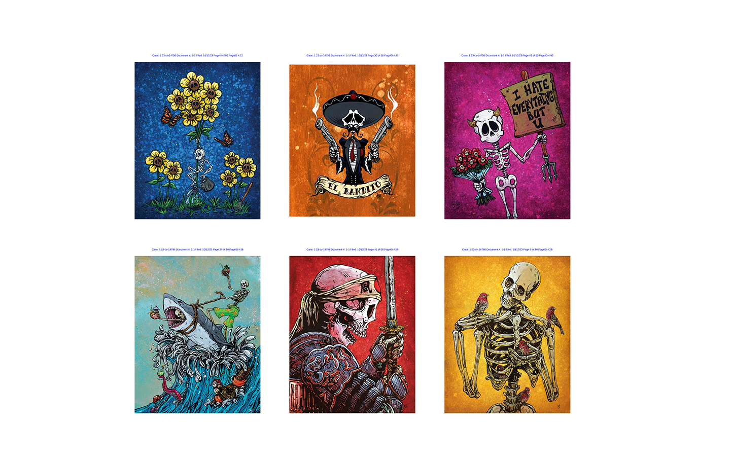 David Lozeau 骷髅版权