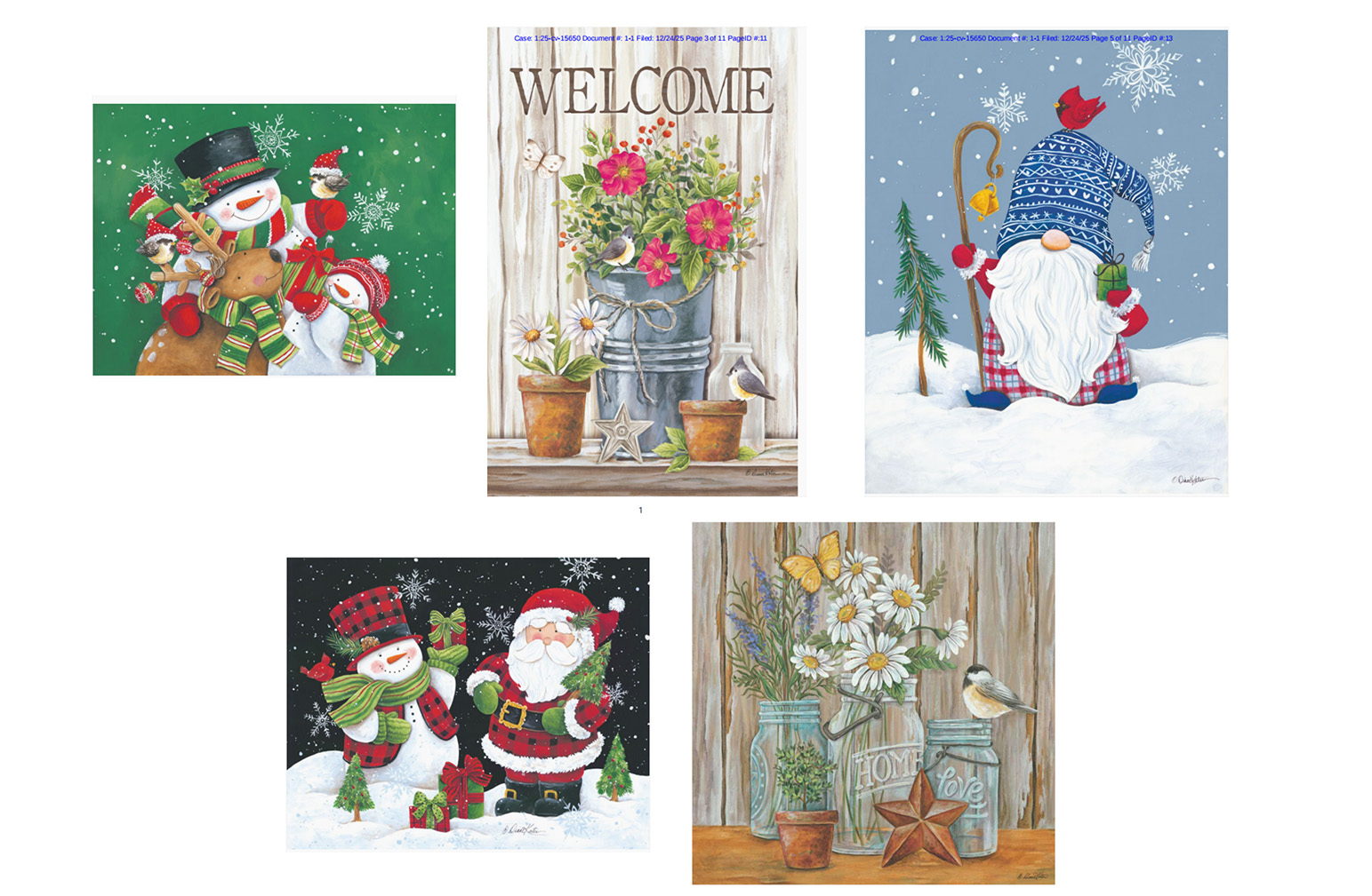 Diane Kater 圣诞插画