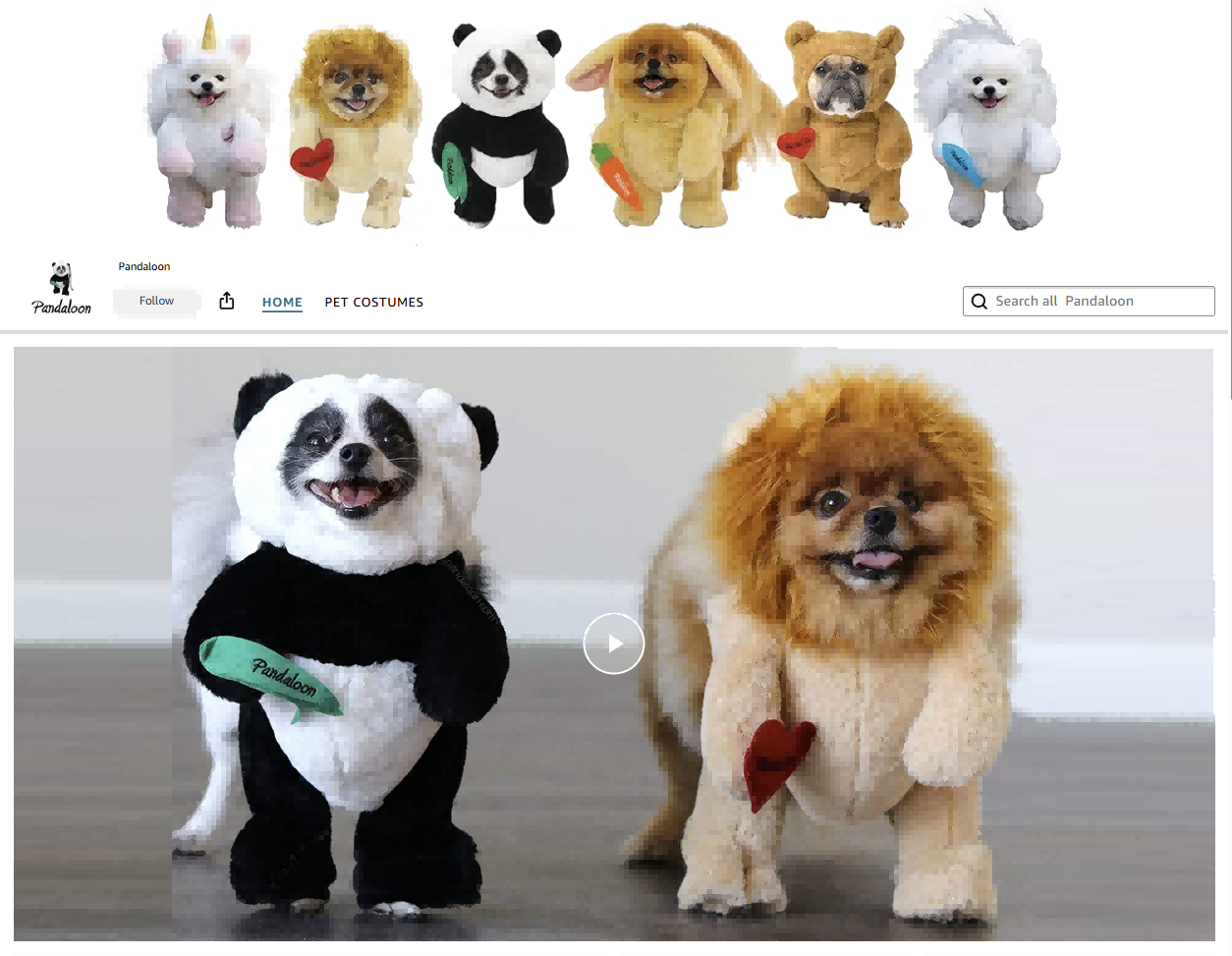 Pandaloon 宠物服装