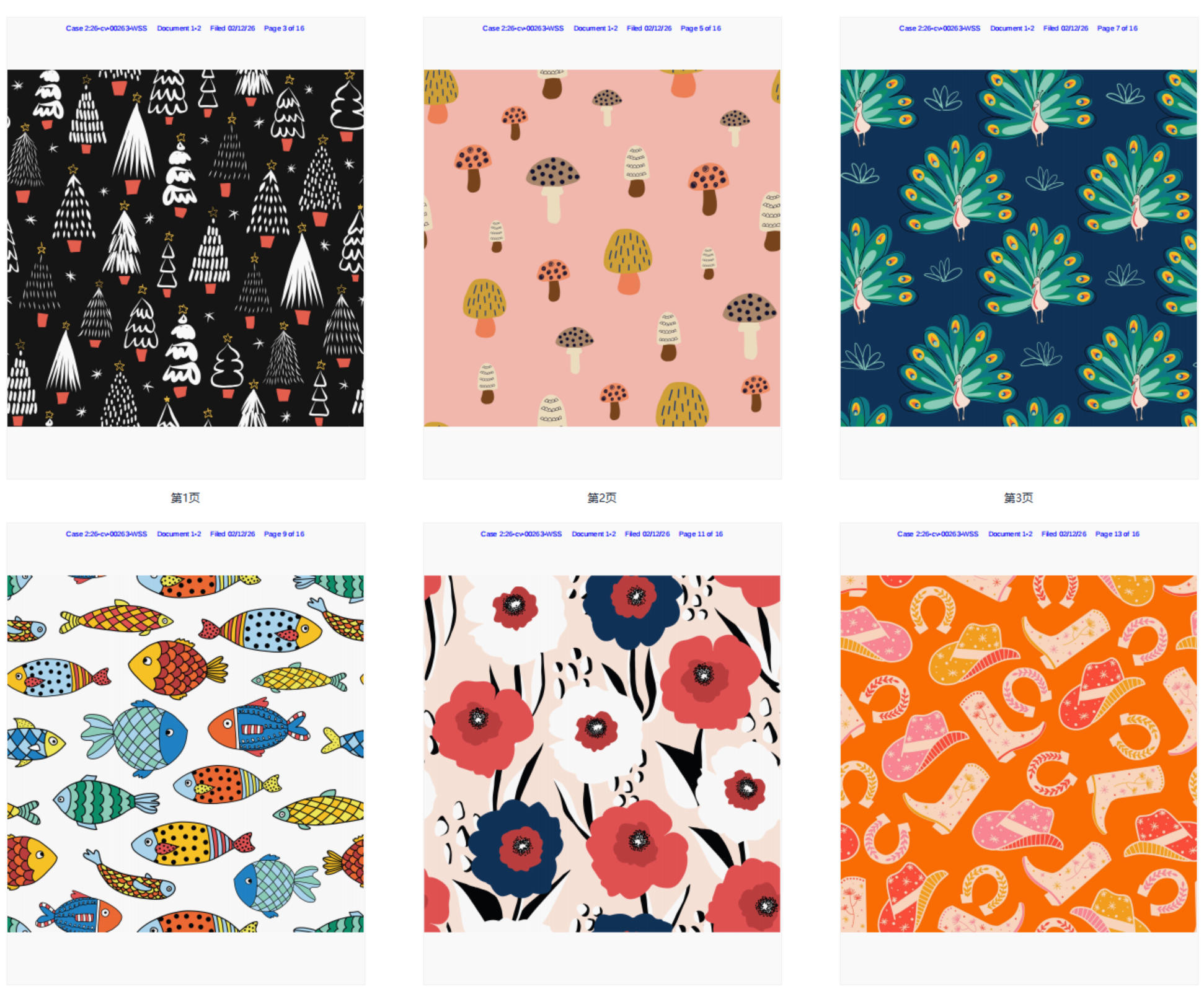 Sandra Hutter 图案插画