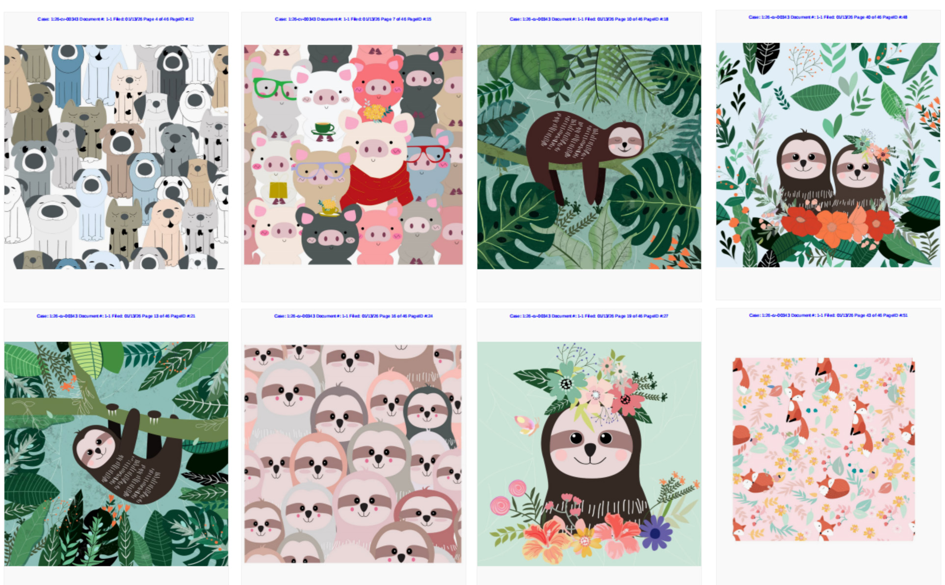 Vipanee 动植物插画