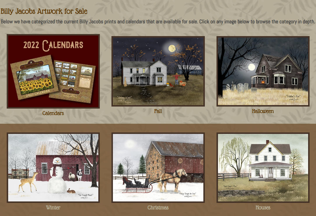 Billy Jacobs 田园画作