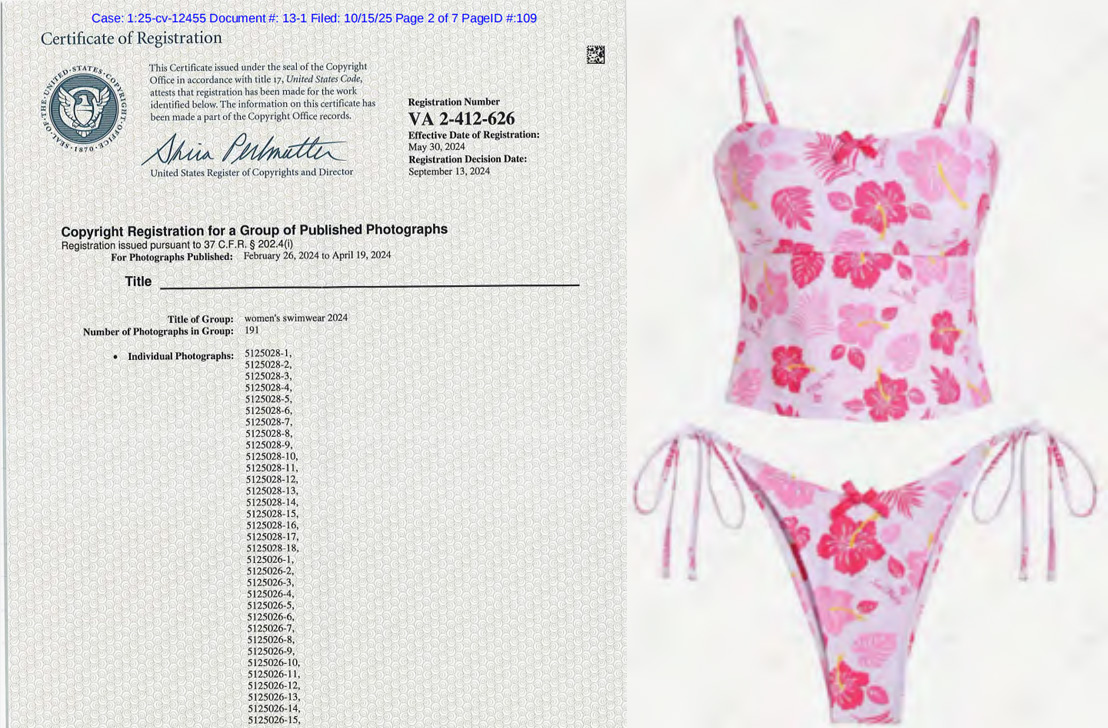 Wumei Lin比基尼版权